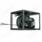 Electronic wire rope winch
